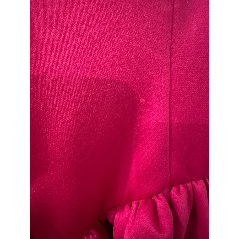 Vintage Victor Costa Gown Pink Formal Prom Bridal Cocktail Dress - Picture 8 of 12